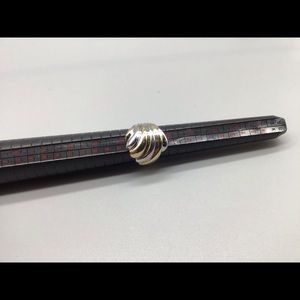 Sterling Silver two tone ring